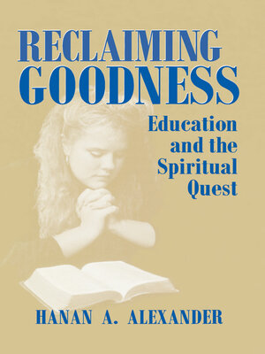 cover image of Reclaiming Goodness